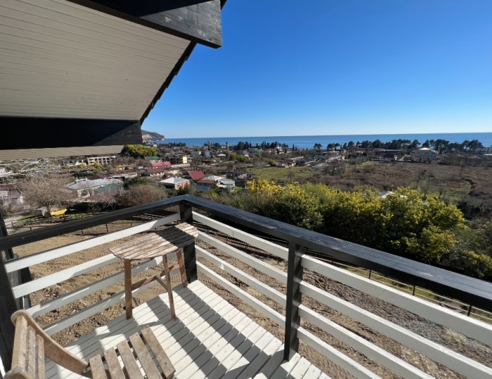 2-местное станд. с балк. (вид на море) - Отель «Ласточка» Пицунда